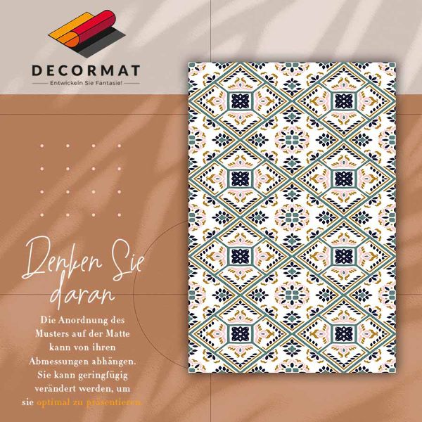 Covor interior din vinil Model geometric