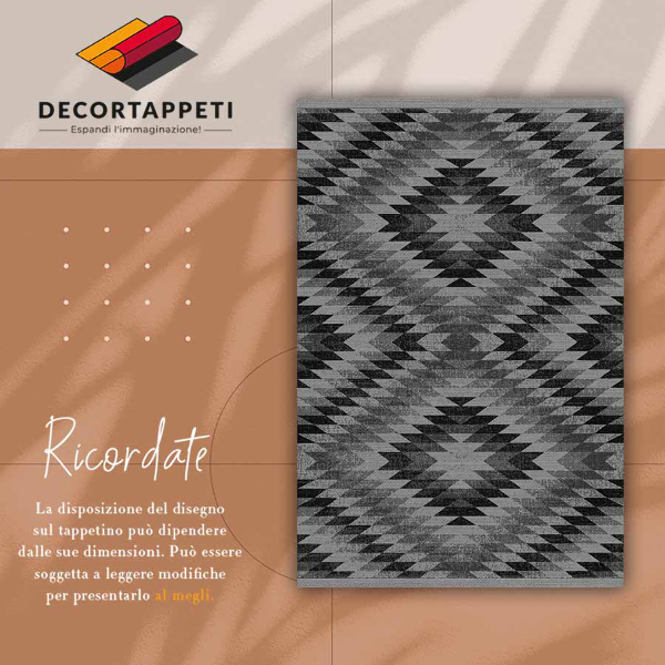 Covor de vinil Paralelograme întuneric