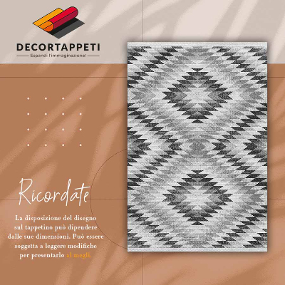 Covor de vinil Model geometric gray