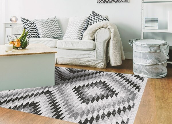 Covor de vinil Model geometric gray