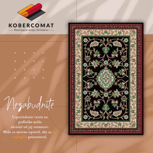 Covor interior din vinil Modele florale
