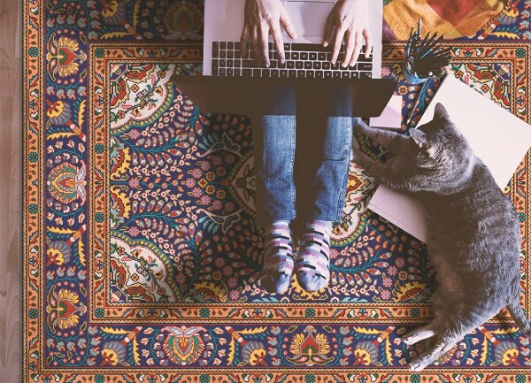 Covor interior din vinil Stil popular