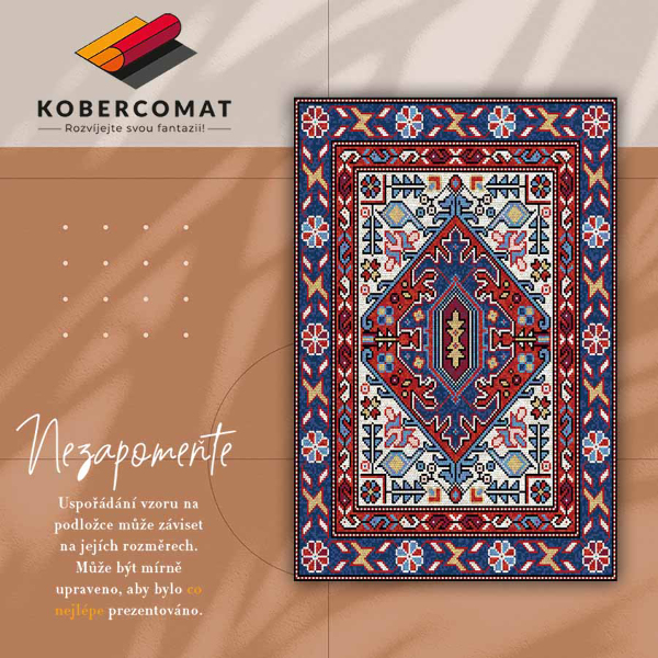 Covor de vinil acasă Ornamente populare