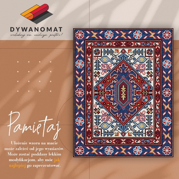 Covor de vinil acasă Ornamente populare