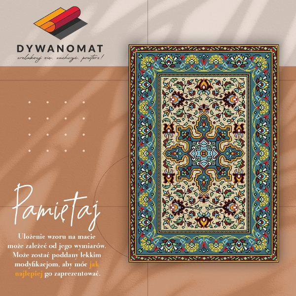 Covor interior din vinil Modele geometrice colorate
