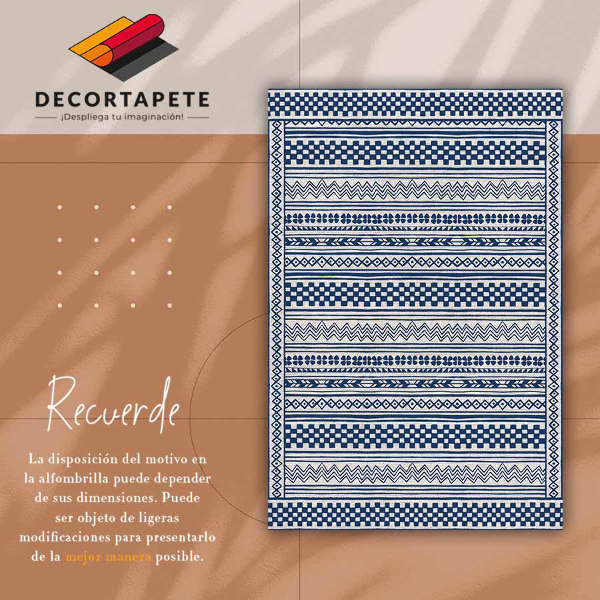 Covor de vinil acasă Pistă geometrică