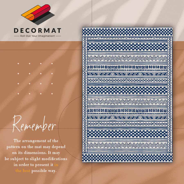 Covor de vinil acasă Pistă geometrică