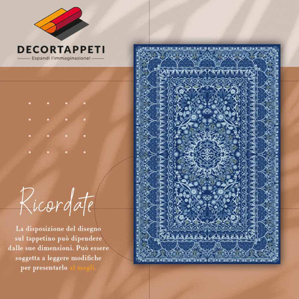 Covor interior din vinil Stil antic albastru