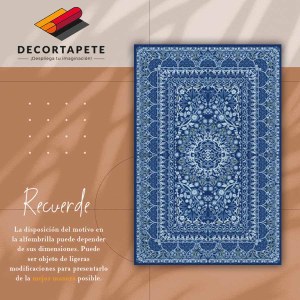 Covor interior din vinil Stil antic albastru