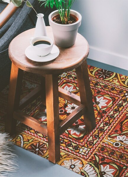 Covor interior din vinil Design turcesc