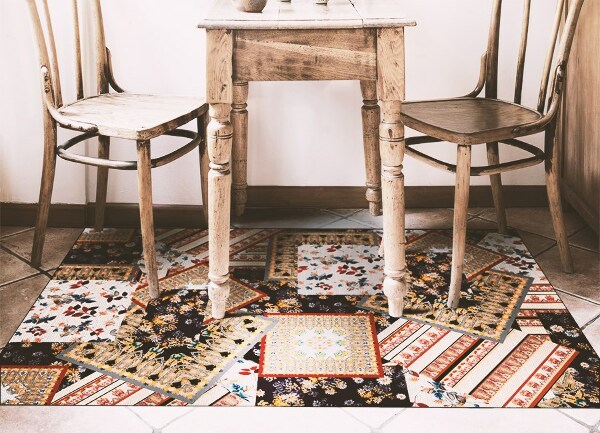 Covor interior din vinil Mozaic haotic