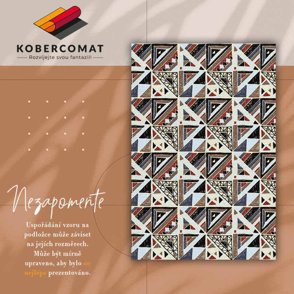 Covor interior din vinil Mozaic geometric