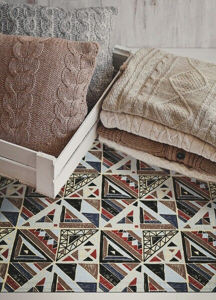 Covor interior din vinil Mozaic geometric