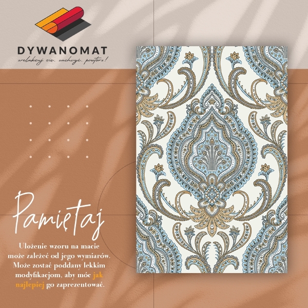 Covor interior din vinil Textura paisley