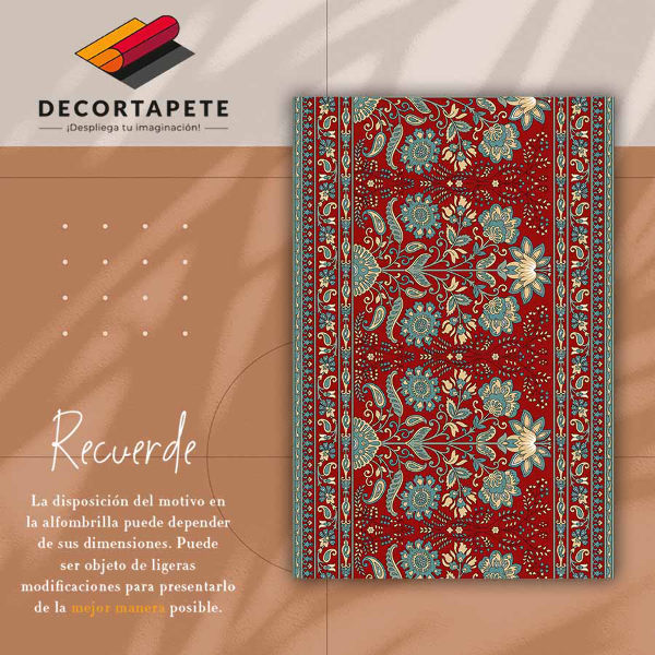 Covor interior din vinil Flori paisley