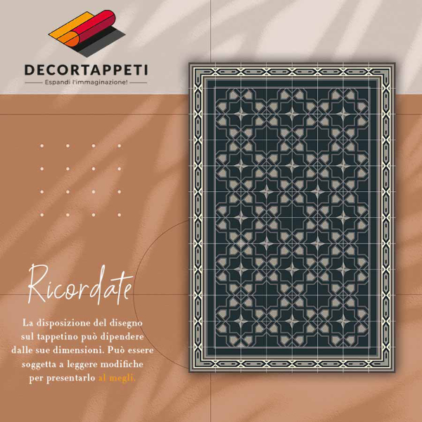 Covor de vinil acasă Stea geometrică