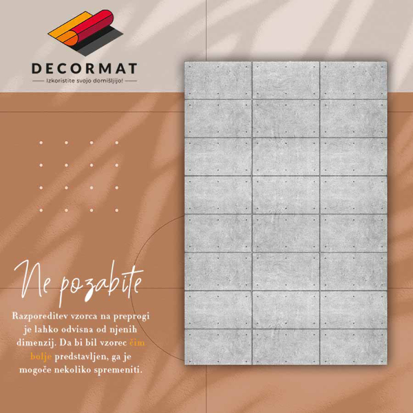 Covor interior din vinil Pereu de beton