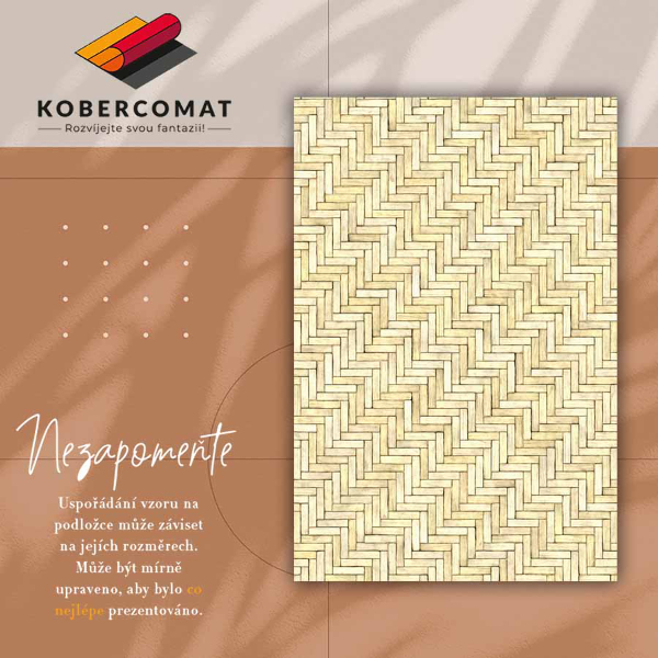 Covor de vinil Herringbone parchet