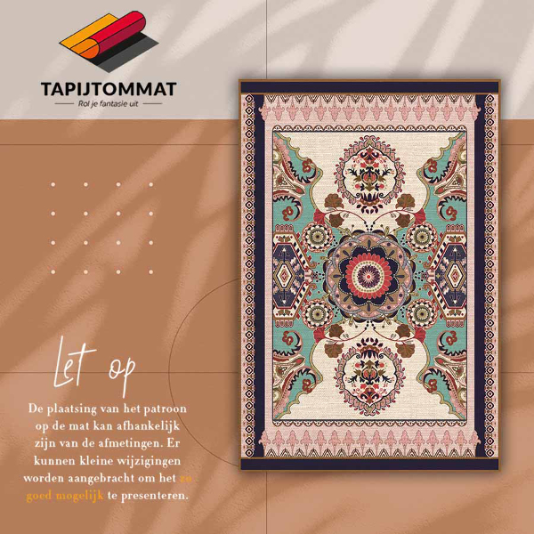 Covor interior din vinil Flori geometrice