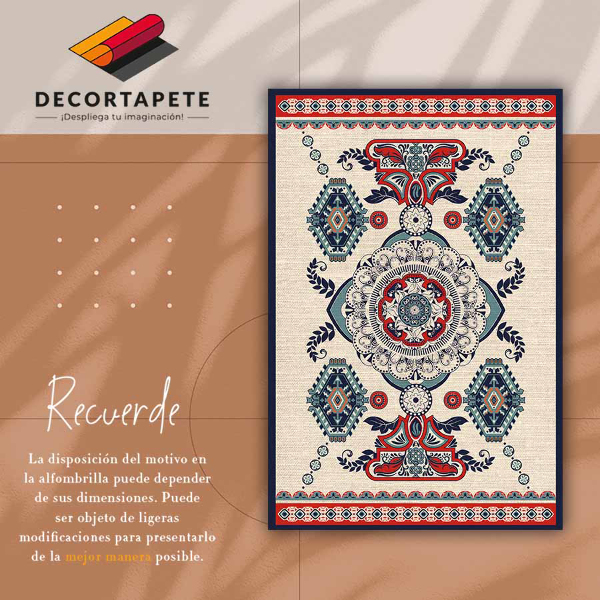 Covor de vinil acasă Geometria indiană