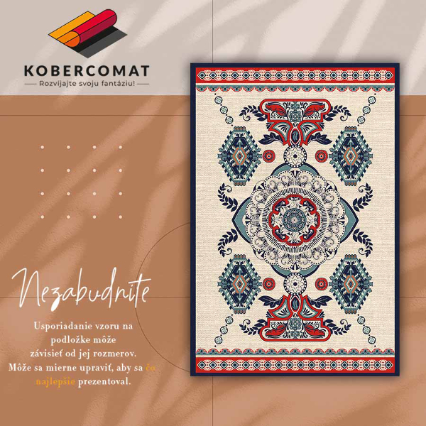Covor de vinil acasă Geometria indiană