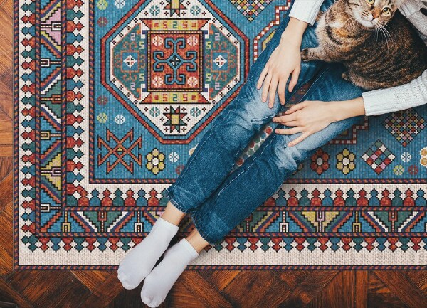 Covor interior din vinil Mozaic clasic