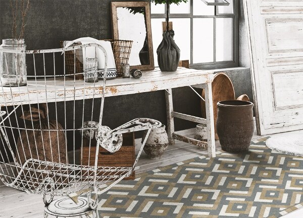 Covor de vinil Geometria aztec