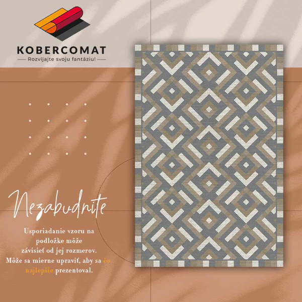 Covor de vinil Geometria aztec