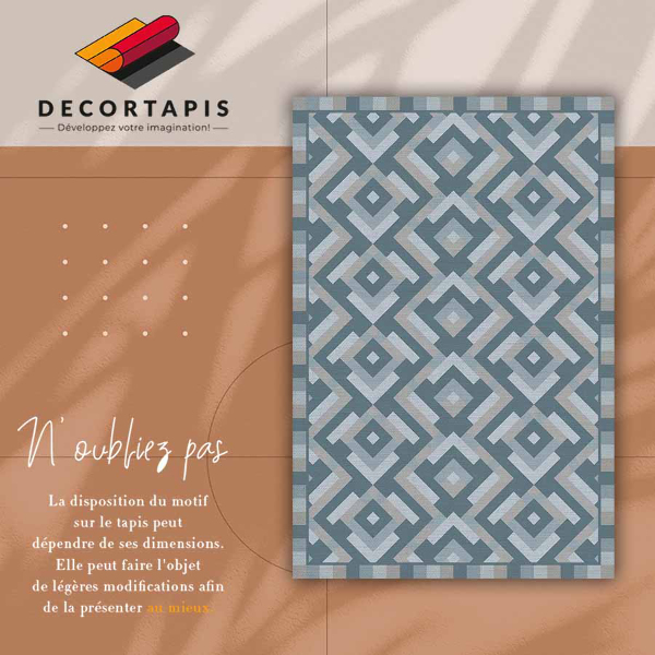 Covor de vinil acasă Geometria aztec