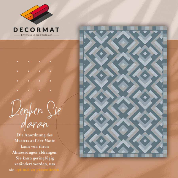 Covor de vinil acasă Geometria aztec