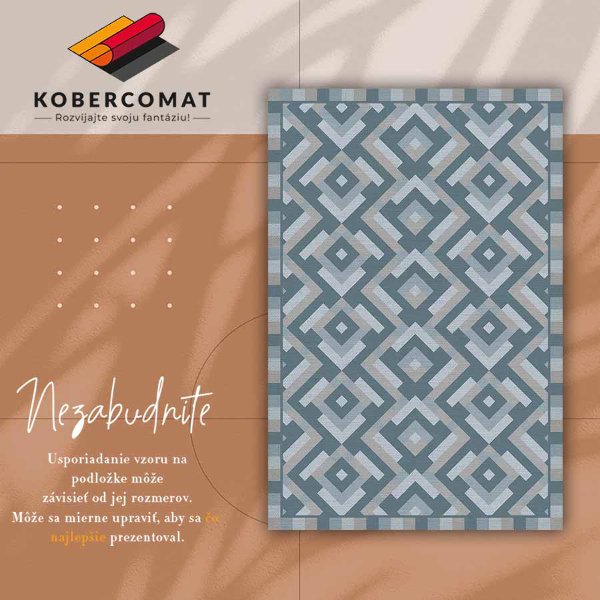 Covor de vinil acasă Geometria aztec