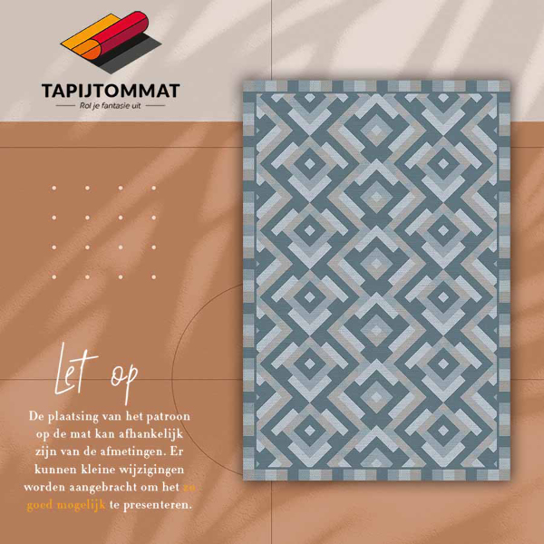 Covor de vinil acasă Geometria aztec