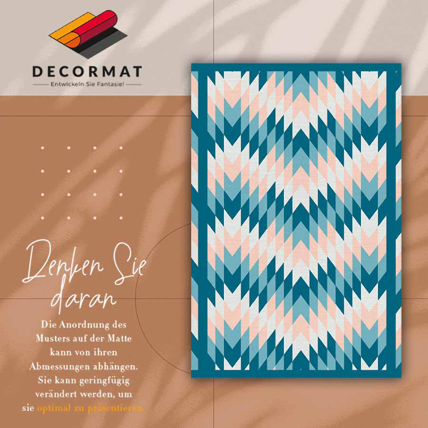 Covor interior din vinil Spic geometrică
