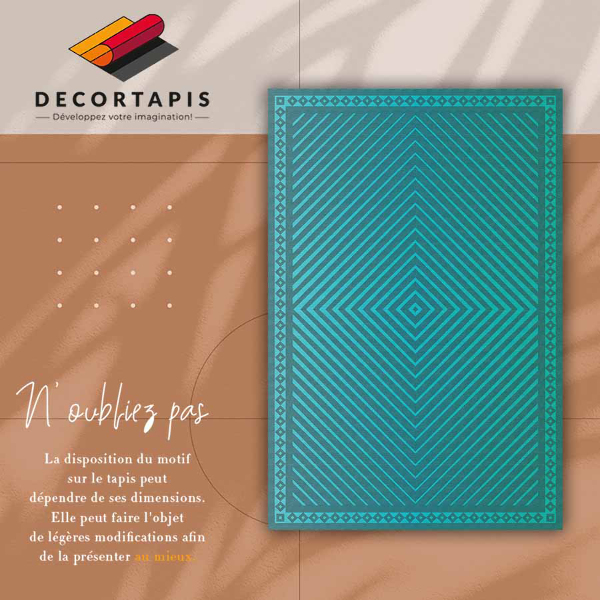 Covor interior din vinil Diamante geometrice