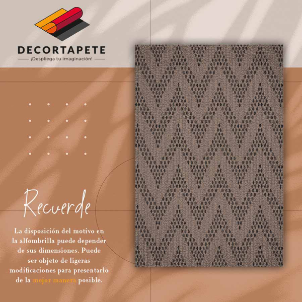 Covor de vinil Spic în zigzag