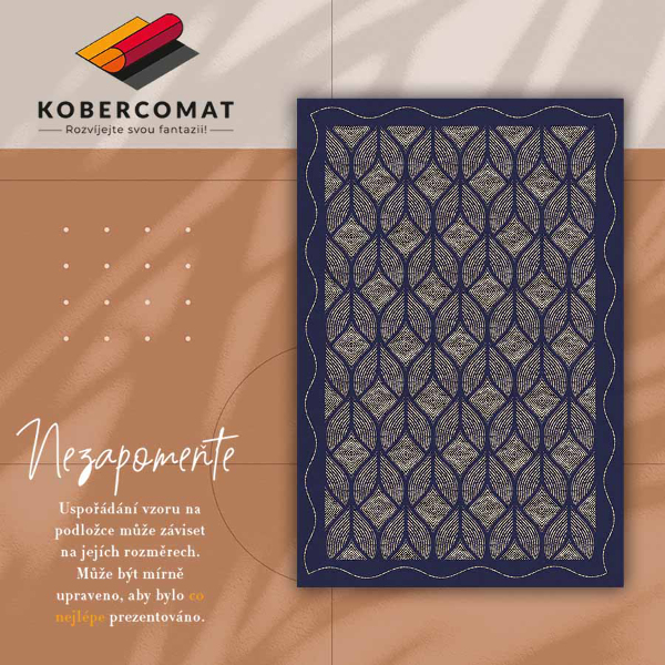 Covor interior din vinil Țese geometrică