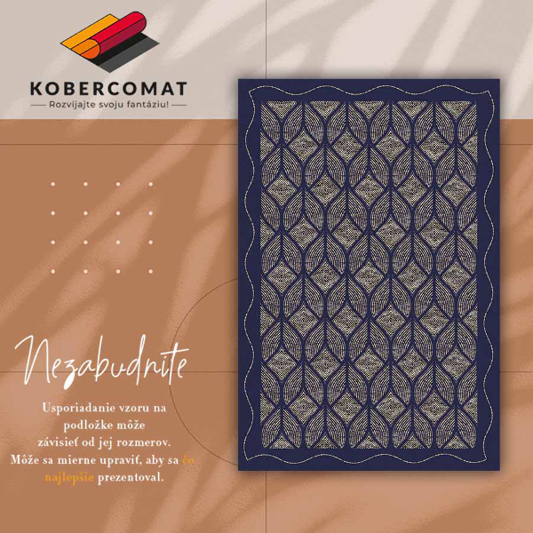 Covor interior din vinil Țese geometrică