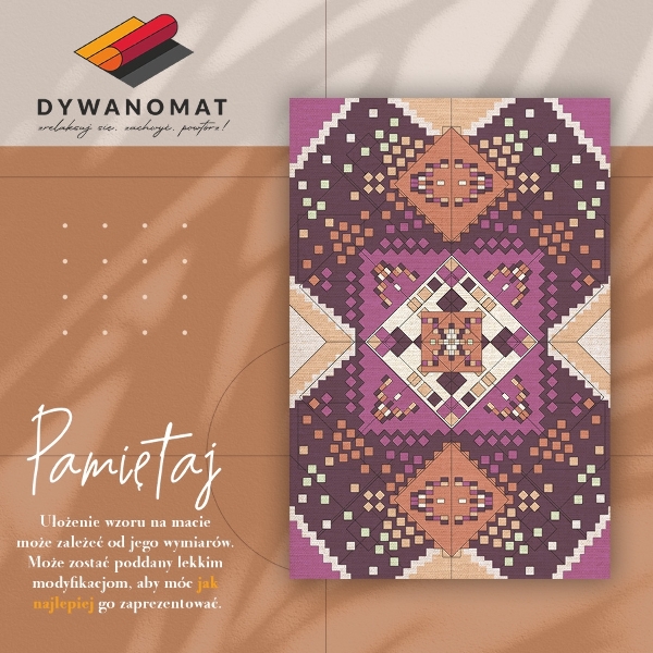 Covor interior din vinil Diamante geometrice