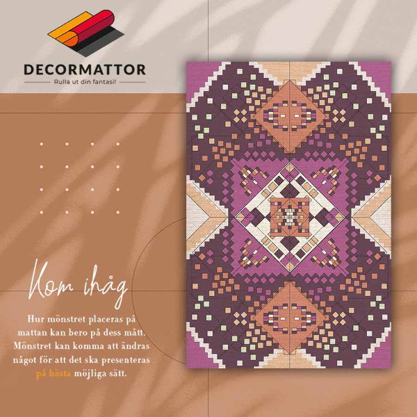 Covor interior din vinil Diamante geometrice
