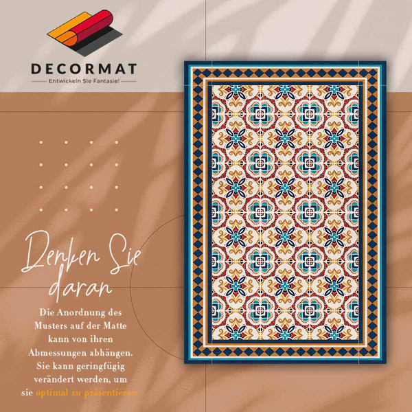 Covor de vinil Geometria florale