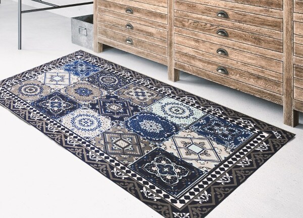 Covor interior din vinil Gresie florale