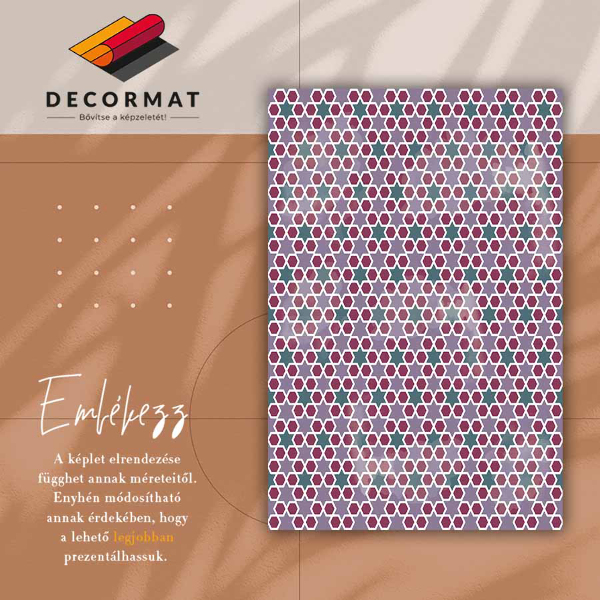 Covor de vinil acasă Stea geometrică