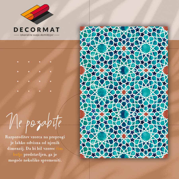 Covor de vinil acasă Stea geometrică