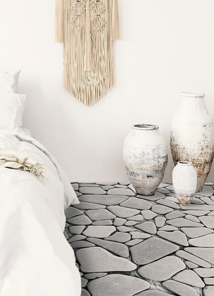 Covor interior din vinil Pietre mari