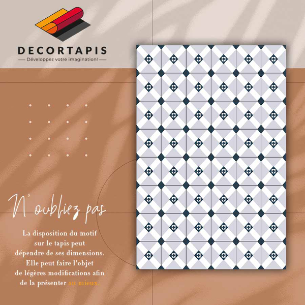 Covor interior din vinil Diamante geometrice