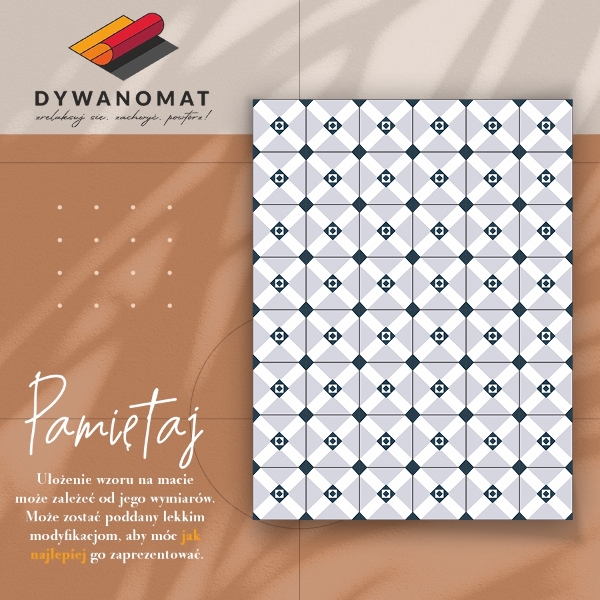 Covor interior din vinil Diamante geometrice