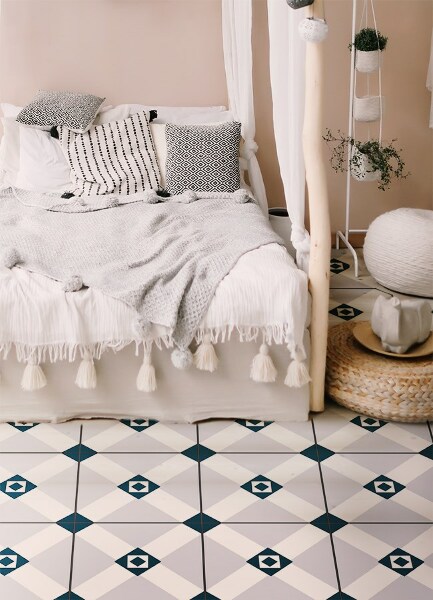 Covor interior din vinil Diamante geometrice