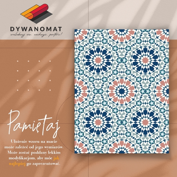 Covor interior din vinil Geometria marocan