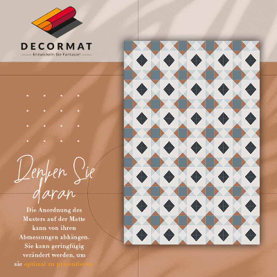 Covor interior din vinil Diamante geometrice