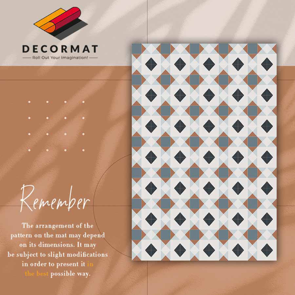 Covor interior din vinil Diamante geometrice
